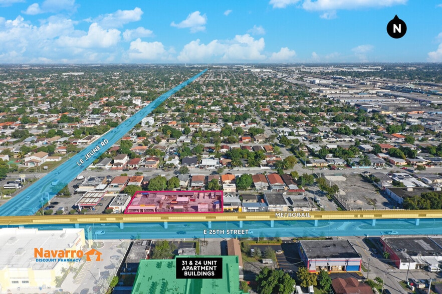 851 E 25th St, Hialeah, FL à vendre - Aérien – Image 1 sur 9