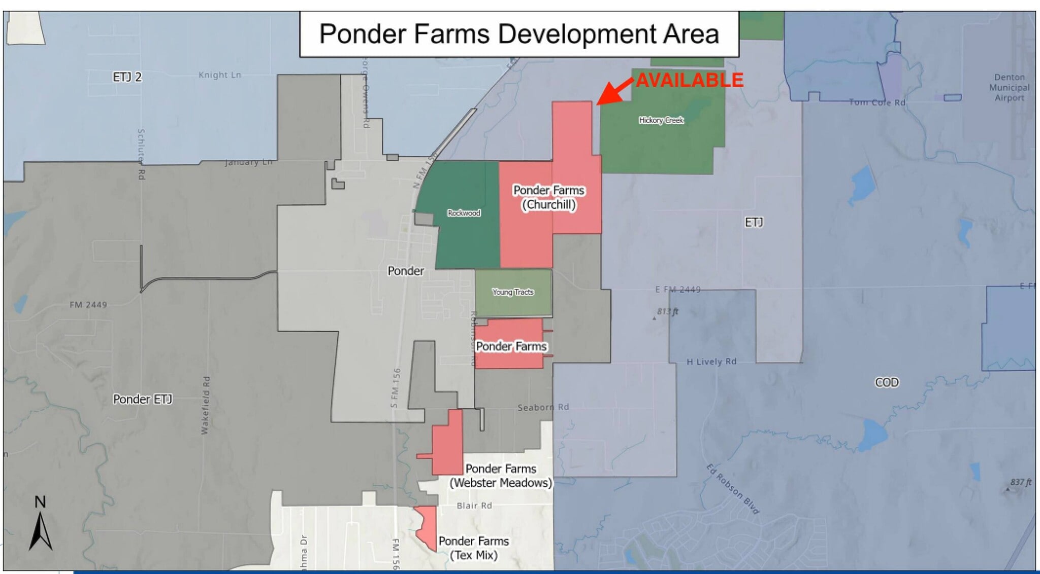 7895 T N Skiles Rd, Ponder, TX à vendre Plan cadastral– Image 1 sur 6