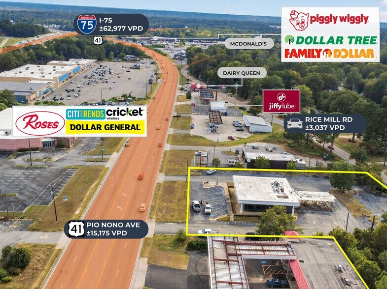 3625 Pio Nono Ave, Macon-Bibb, GA à vendre - Photo de l’immeuble – Image 3 sur 9