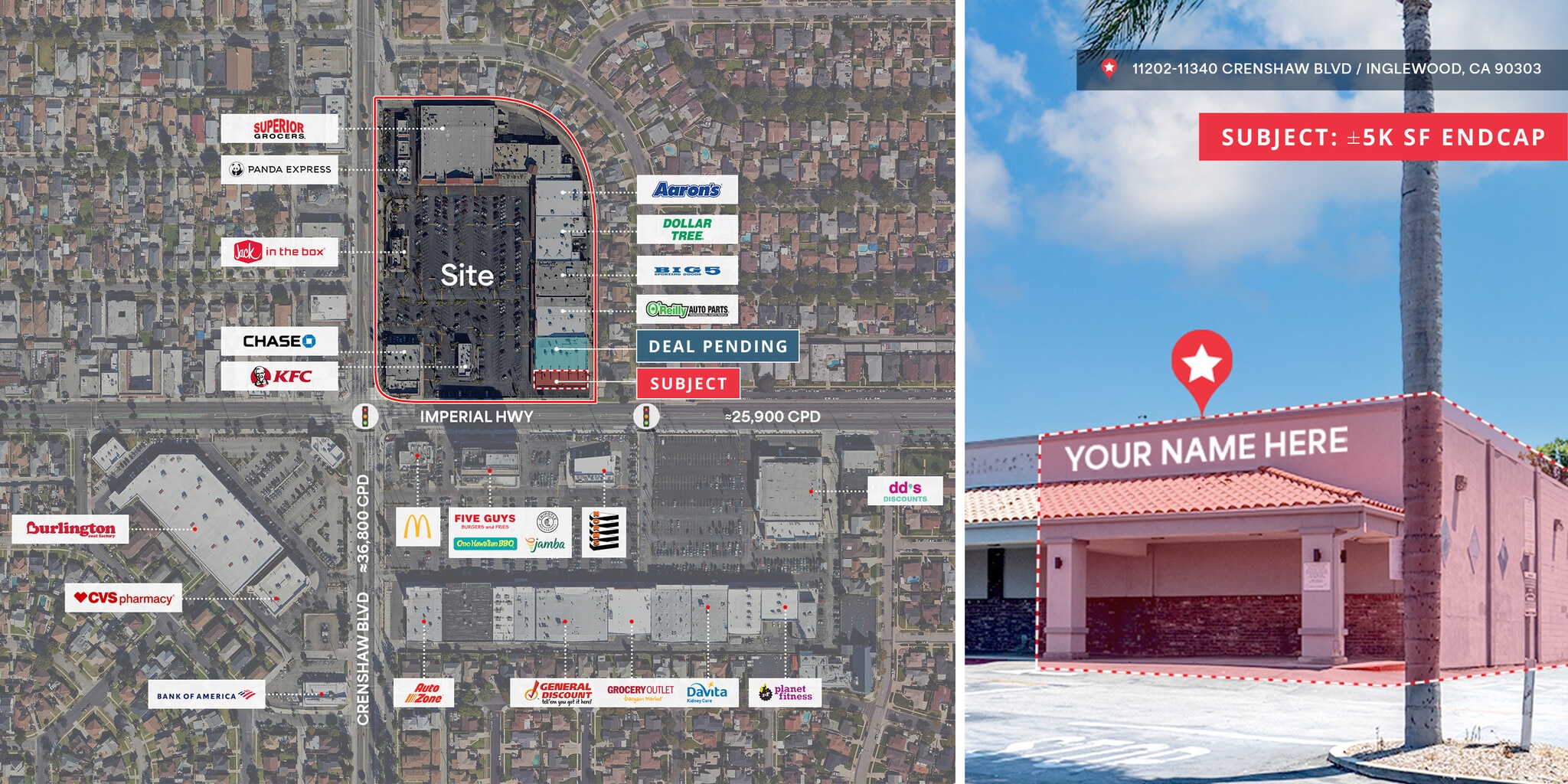 11202-11340 Crenshaw Blvd, Inglewood, CA à louer Photo de l’immeuble– Image 1 sur 1