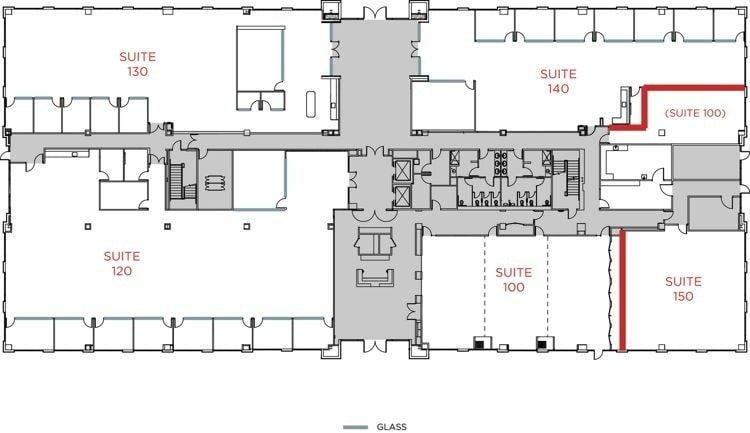 4790 Eastgate Mall, San Diego, CA à louer Plan d’étage– Image 1 sur 1