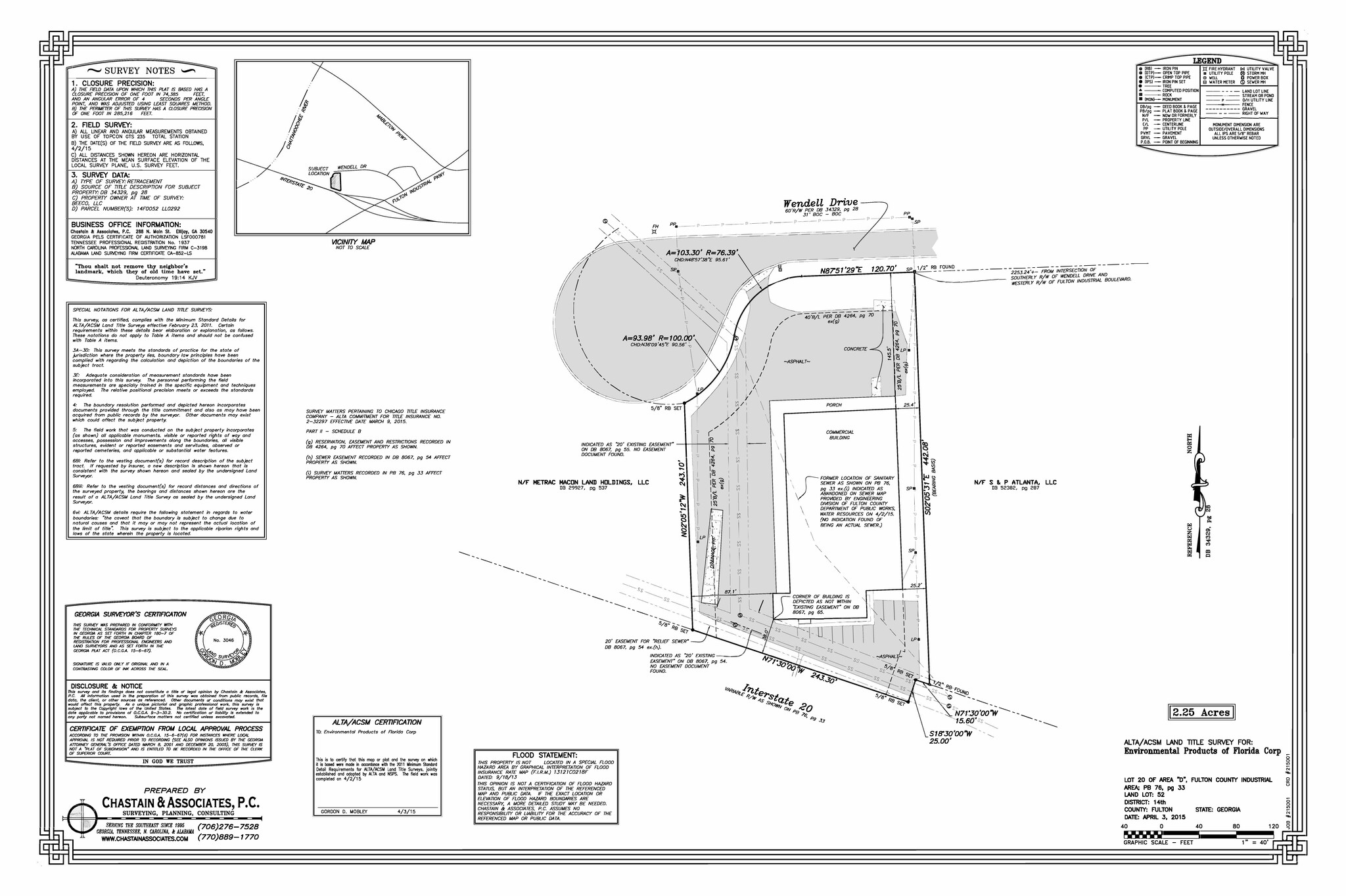 4410 Wendell Dr SW, Atlanta, GA à louer Plan de site– Image 1 sur 1