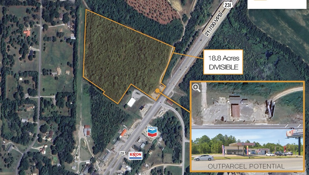 507 Highway 231, Laceys Spring, AL à vendre - Plan cadastral – Image 2 sur 2