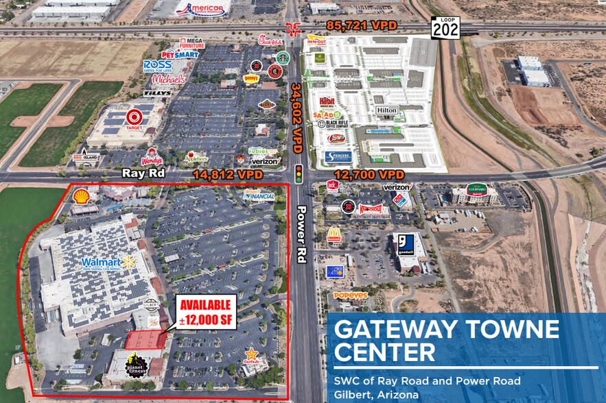 5340-5364 S Power Rd, Gilbert, AZ à louer - Photo de l’immeuble – Image 1 sur 8