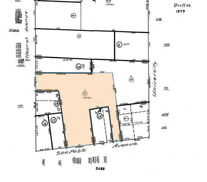 1931-1941 San Pablo Ave, Berkeley, CA à vendre - Plan cadastral – Image 3 sur 3