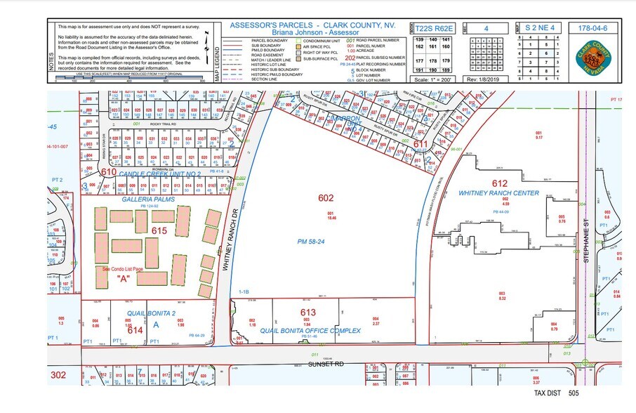 3511 E Harmon Ave, Las Vegas, NV à vendre - Plan cadastral – Image 3 sur 9