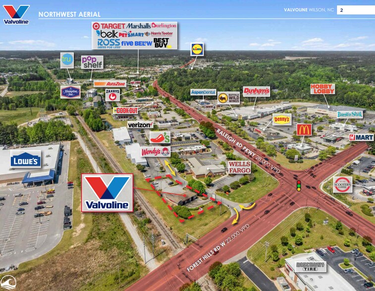 2811 W Raleigh Road Pky, Wilson, NC à vendre - Photo de l’immeuble – Image 2 sur 6