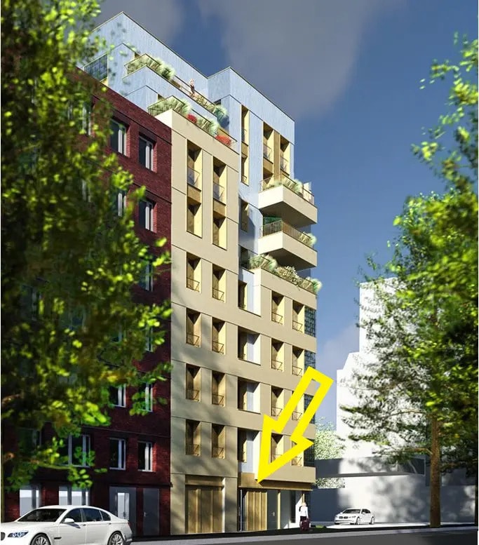 Local commercial dans Clichy à louer Photo de l’immeuble– Image 1 sur 3