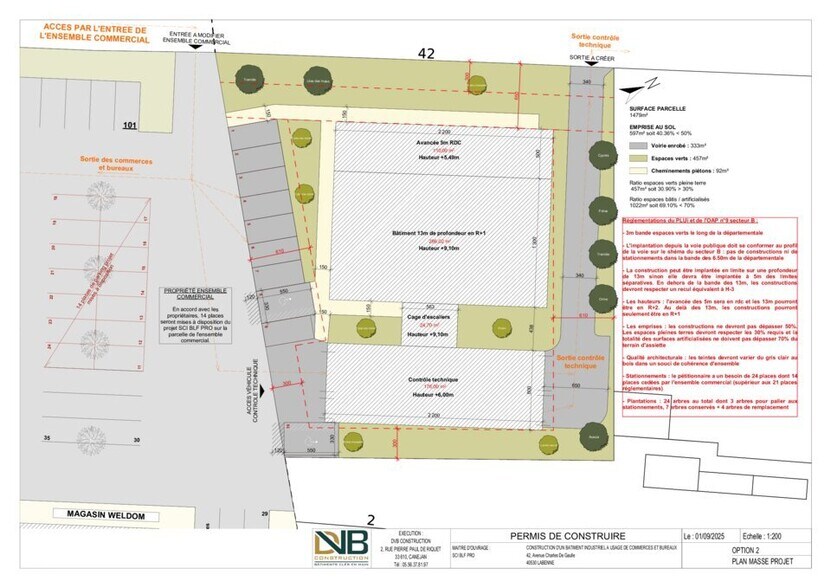 Local commercial dans Labenne à louer - Plan d’étage – Image 3 sur 8