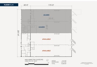 4404 Hamilton Cleves Rd, Hamilton, OH à louer Plan d’étage– Image 1 sur 1