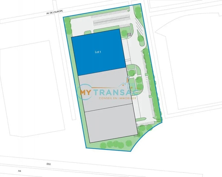 Industriel/Logistique dans Bussy-Saint-Georges à louer - Photo de l’immeuble – Image 3 sur 9