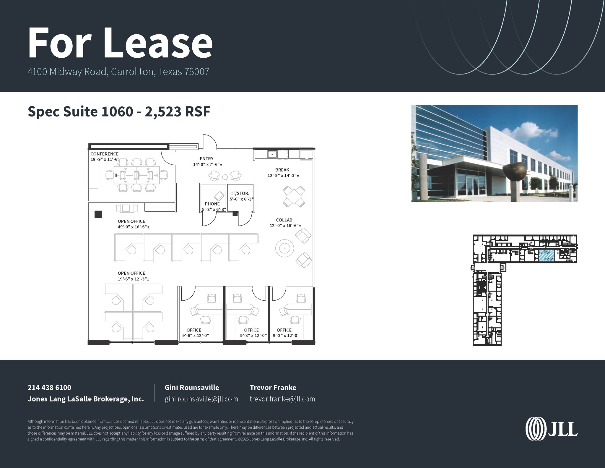 6100 W Plano Pky, Plano, TX à louer Plan d’étage– Image 1 sur 1