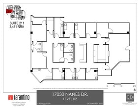 17030 Nanes Dr, Houston, TX à louer Plan de site– Image 1 sur 1