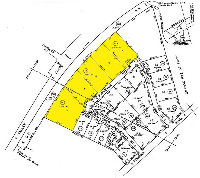 2867 Surveyor St, Pomona, CA à vendre - Plan cadastral – Image 3 sur 16