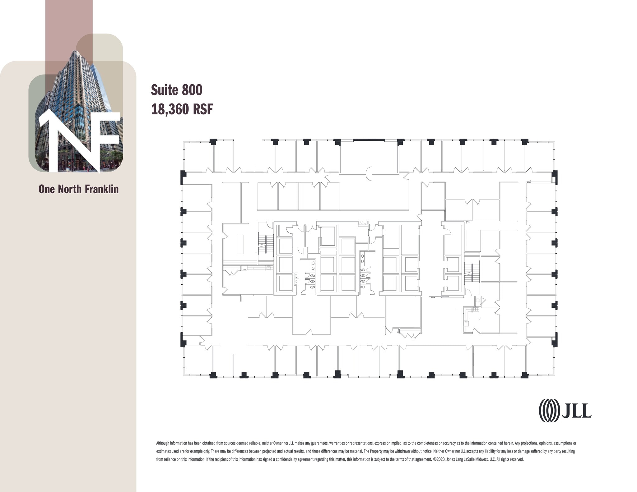 1 N Franklin St, Chicago, IL à louer Plan de site– Image 1 sur 1