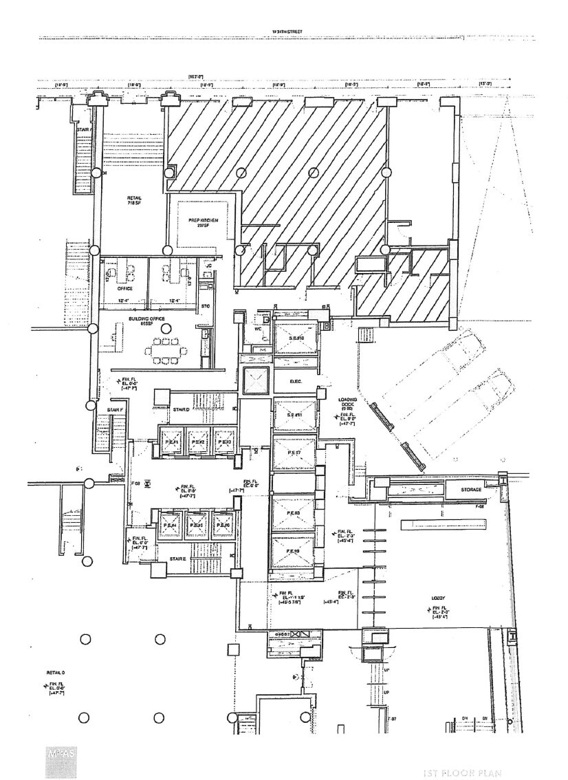 410 Tenth Ave, New York, NY à louer Plan d’étage– Image 1 sur 2