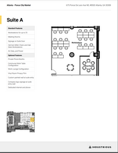 675 Ponce de Leon Ave NE, Atlanta, GA à louer Plan d’étage– Image 1 sur 8