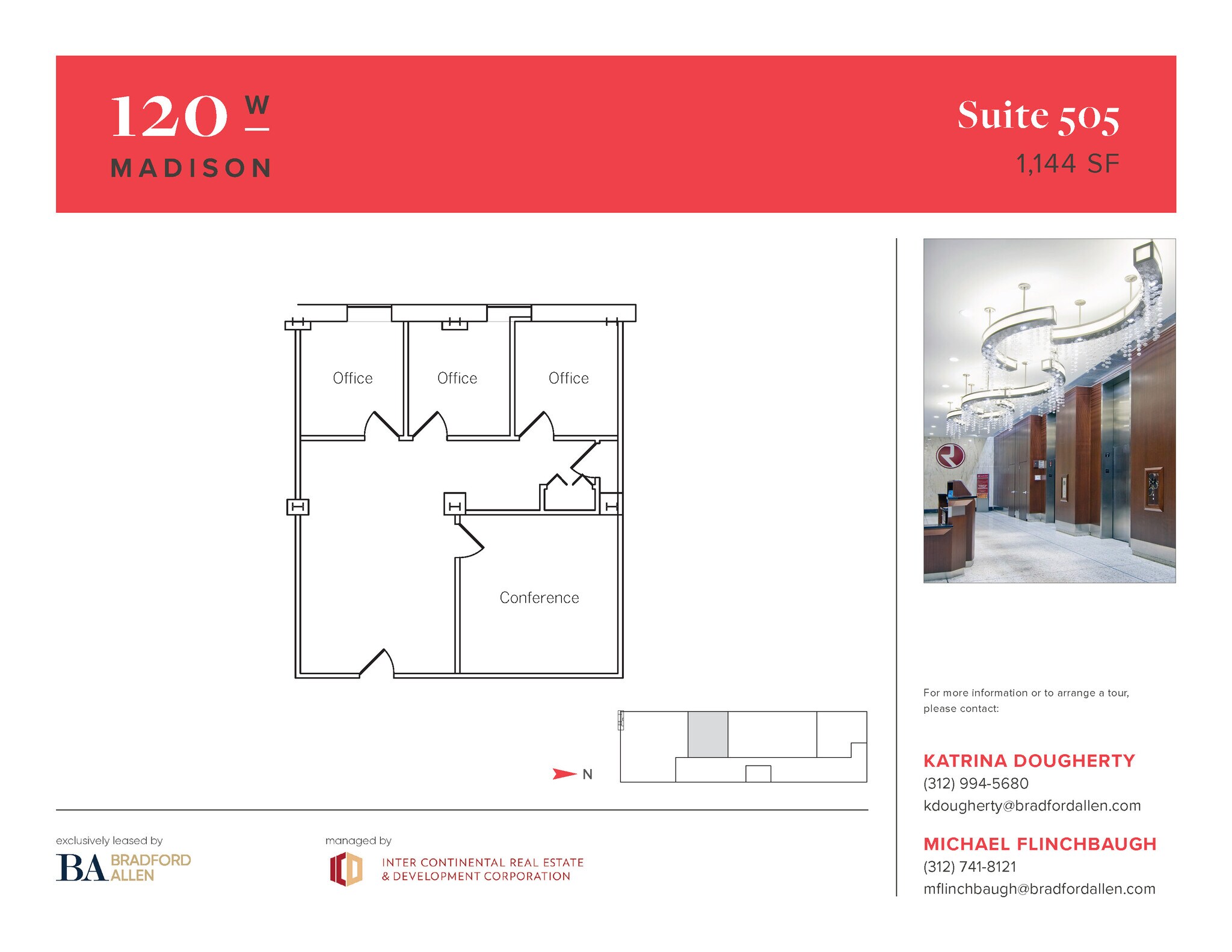 120 W Madison St, Chicago, IL à louer Plan d’étage– Image 1 sur 1