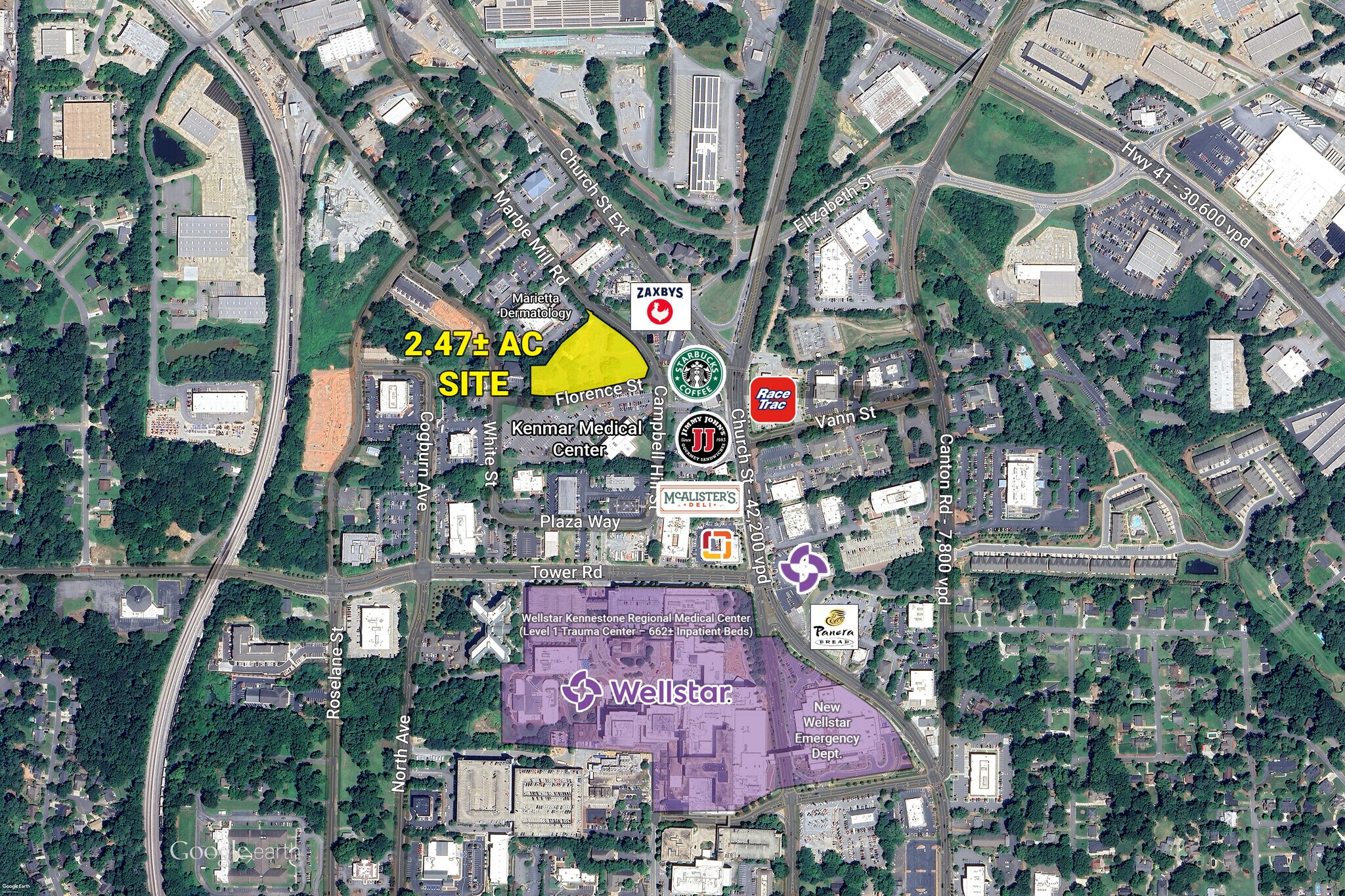 120 & 150 Florence St, Marietta, GA à vendre Photo principale– Image 1 sur 8