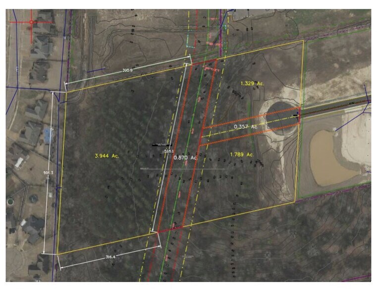 0 Crawford Pines, Arlington, TN à vendre - Aérien – Image 2 sur 2