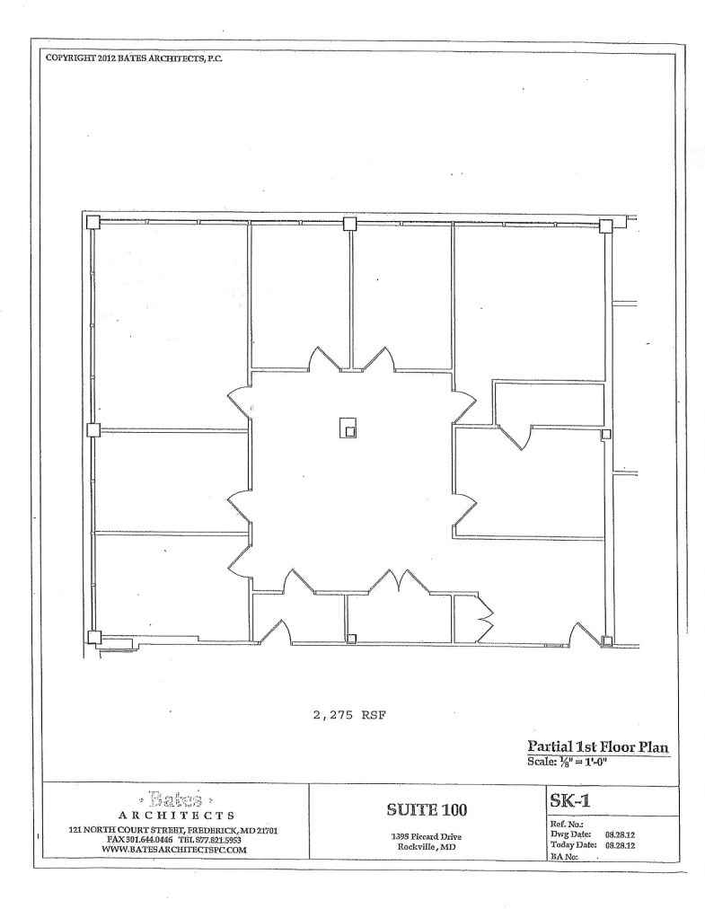 1395 Piccard Dr, Rockville, MD à louer Plan d’étage– Image 1 sur 1