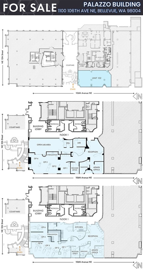 1100-1160 106th Ave NE, Bellevue, WA 98004 - Lot 102 - - Plan d’étage - Image 1 of 5