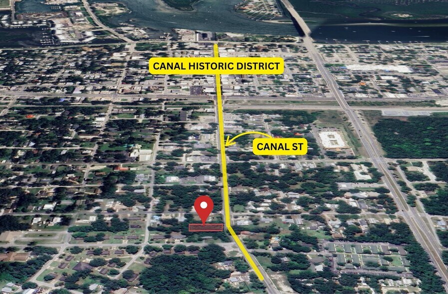 907 Canal St, New Smyrna Beach, FL à vendre - Aérien – Image 3 sur 5