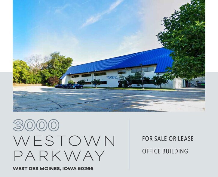 3000 Westown Pky, West Des Moines, IA à vendre - Photo principale – Image 1 sur 5