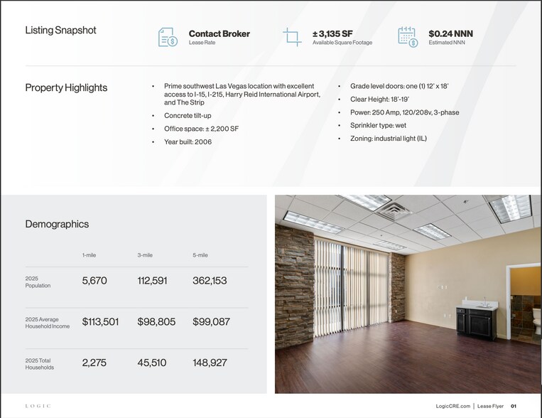 5178 W Patrick Ln, Las Vegas, NV à louer - Photo de l’immeuble – Image 2 sur 14