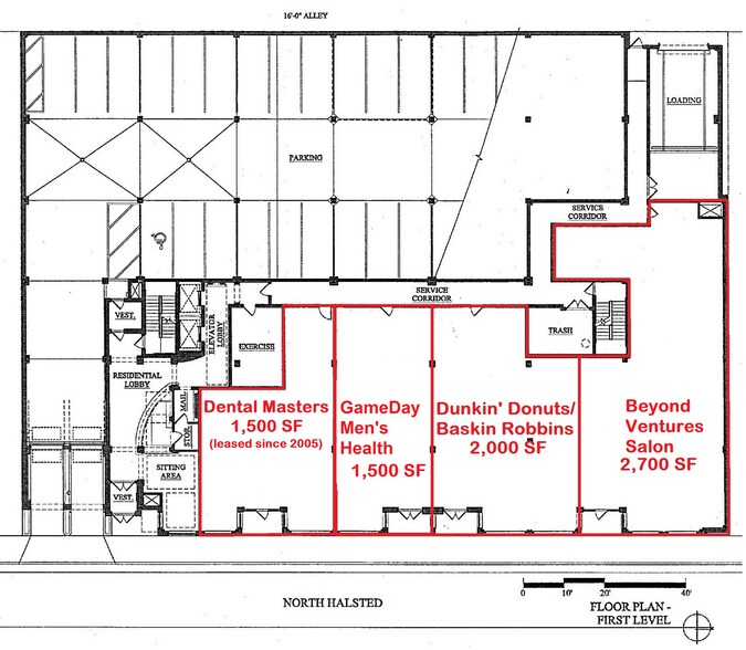 2706 N Halsted St, Chicago, IL à vendre - Plan de site – Image 2 sur 3