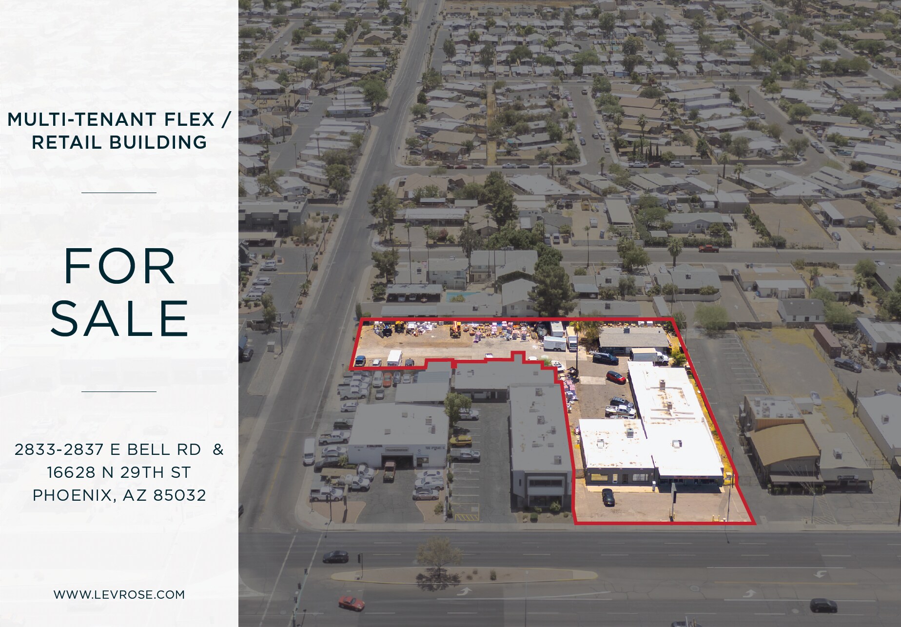 2833-2837 E Bell Rd & 16628 N 29th St portefeuille de 2 biens à vendre sur LoopNet.fr Photo de l’immeuble– Image 1 sur 7
