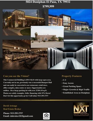 Plus de détails pour 5824 Doniphan Dr, El Paso, TX - Local commercial à vendre