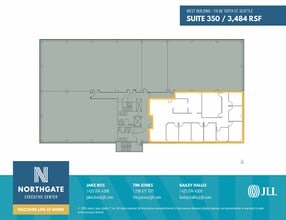 115 NE 100th St, Seattle, WA à louer Plan d’étage– Image 1 sur 1