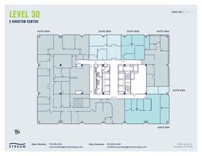 909 Fannin St, Houston, TX à louer Plan d’étage– Image 1 sur 1