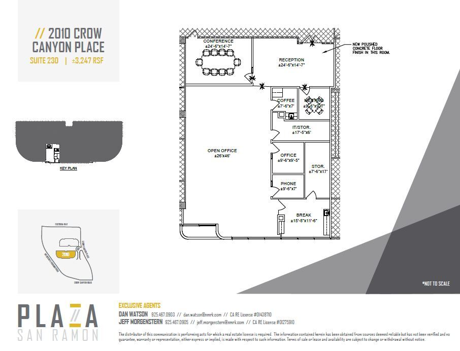 2010 Crow Canyon Pl, San Ramon, CA à louer Plan d’étage– Image 1 sur 1
