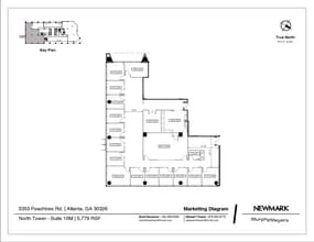 3353 Peachtree Rd NE, Atlanta, GA à louer Plan d’étage– Image 1 sur 1