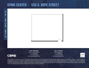 550 S Hope St, Los Angeles, CA à louer Plan d’étage– Image 1 sur 1