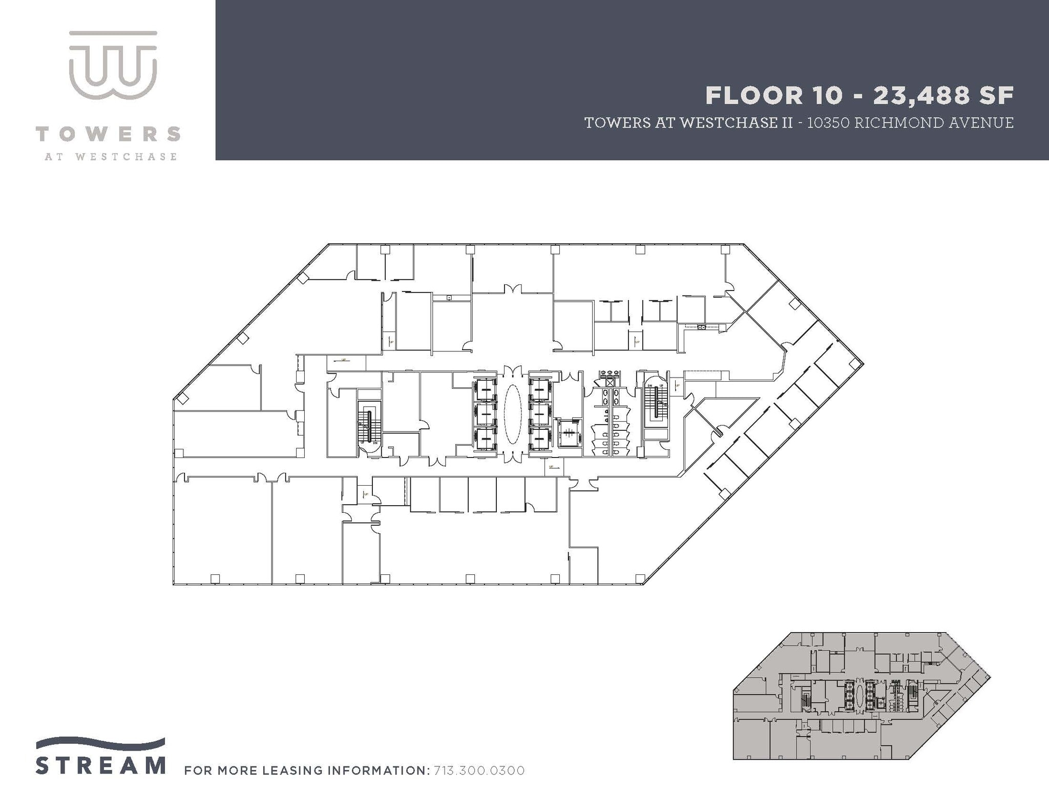 10350 Richmond Ave, Houston, TX à louer Plan d’étage– Image 1 sur 1