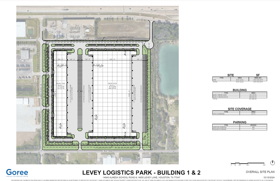 14650 Levey Ln, Pearland, TX à louer - Plan de site – Image 2 sur 2