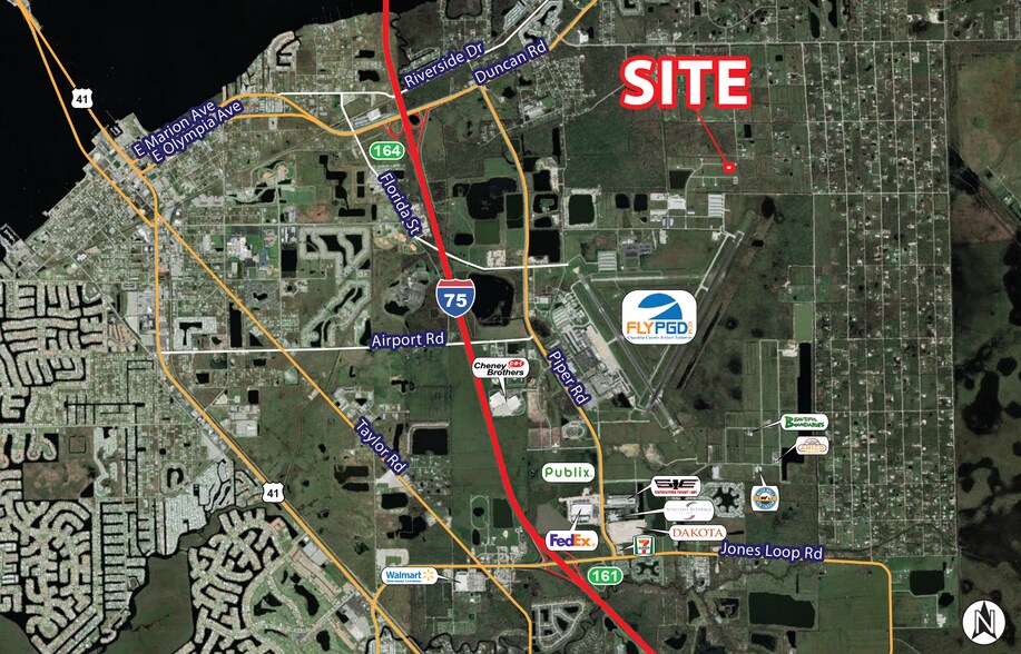 28089 Merchantile Ave, Punta Gorda, FL à louer - Aérien – Image 3 sur 3