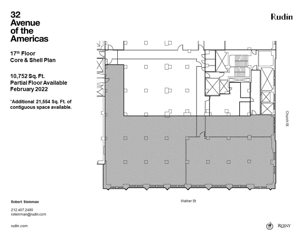 32 Avenue of the Americas, New York, NY à louer Plan d’étage– Image 1 sur 2