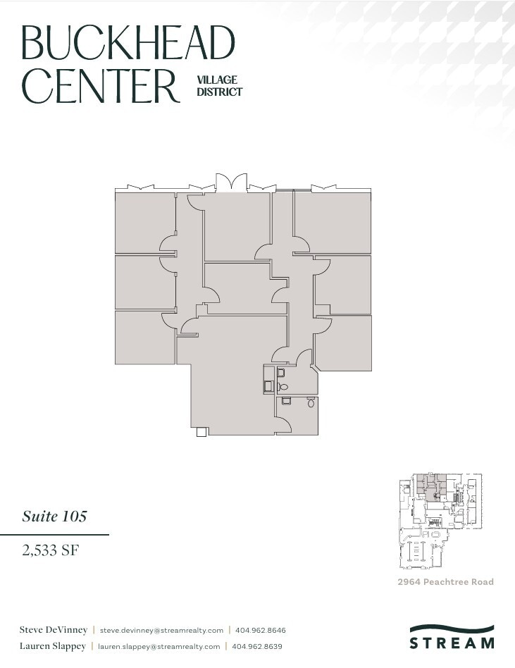 2970 Peachtree Rd NW, Atlanta, GA à louer Plan d’étage– Image 1 sur 1
