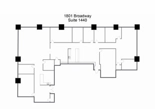 1801 Broadway, Denver, CO à louer Plan d’étage– Image 1 sur 1