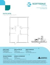 7373 N Scottsdale Rd, Scottsdale, AZ à louer Plan d’étage– Image 1 sur 1