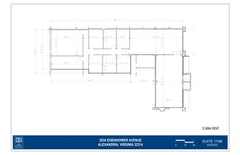 2034 Eisenhower Ave, Alexandria, VA à louer Plan d’étage– Image 1 sur 1