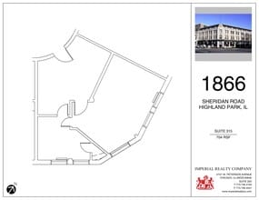 1866 Sheridan Rd, Highland Park, IL à louer Plan de site– Image 1 sur 5