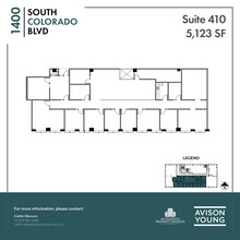 1400 S Colorado Blvd, Denver, CO à louer Plan d’étage– Image 1 sur 1