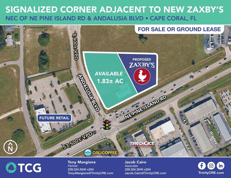 Northeast Pine Island Road & Andalusia Boulevard, Cape Coral, FL à vendre - Photo principale – Image 1 sur 1