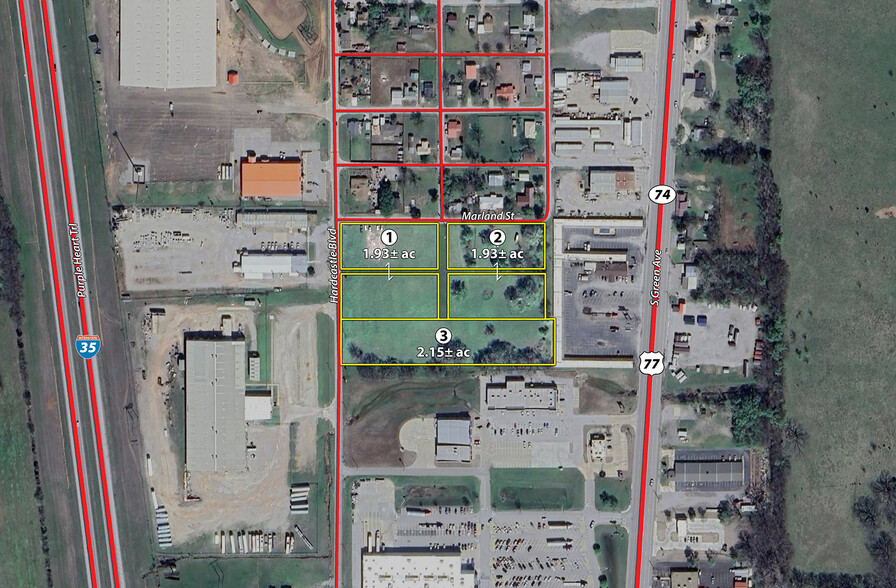 1745 Hardcastle blvd, Purcell, OK à vendre - Plan cadastral – Image 2 sur 17