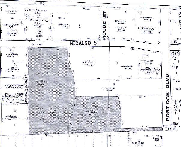 3000 Post Oak Blvd, Houston, TX à louer - Plan cadastral – Image 2 sur 5